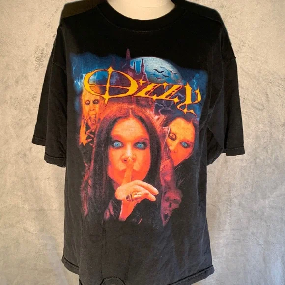 Ozzy Osbourne 2002年ツアー Tシャツ 正規品 SizeM Original vintage 2002 Ozzy Osbourne Jaws Tour Shirt | WyCo